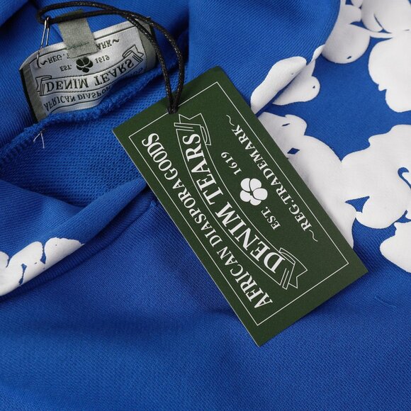 Blue Foam Print Denim Tears Kapok Hoodie - Picture 4 of 8